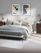 vidaXL Нощни шкафчета 2 бр опушен дъб 40x35x70 см инженерно дърво
