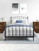 vidaXL Нощни шкафчета 2 бр опушен дъб 40x36x60 см инженерно дърво