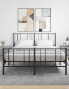vidaXL Нощни шкафчета 2 бр сив сонома 40x35x475 см инженерно дърво
