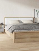 vidaXL Нощни шкафчета 2 бр сив сонома 40x35x50 см
