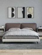 vidaXL Нощни шкафчета 2 бр сив сонома 40x35x50 см
