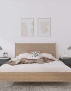vidaXL Нощни шкафчета 2 бр сиви 40x34x35 см борово дърво масив