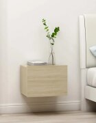 vidaXL Нощни шкафчета дъб сонома 2 бр 40x30x30 см инженерно дърво