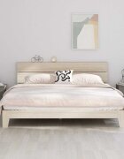 vidaXL Нощни шкафчета HAMAR 2 бр светлосиви 40x35x445 см бор масив