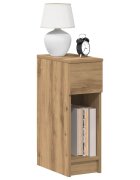 vidaXL Нощни шкафчета с чекмеджета 2 бр дъб артизан 20x36x60 см