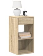 vidaXL Нощни шкафчета с чекмеджета 2 бр дъб сонома 35x34x665 см
