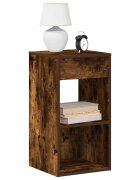 vidaXL Нощни шкафчета с чекмеджета 2 бр опушен дъб 35x34x665 см