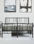 vidaXL Нощни шкафчета със стъклени врати 2 бр сив сонома 35x37x50 см