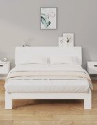 vidaXL Нощни шкафчета за стенен монтаж 2 бр бели 34x30x20 см
