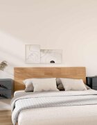vidaXL Нощни шкафчета за стенен монтаж 2 бр сив 50x36x40 см