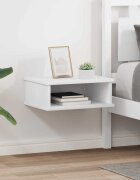 vidaXL Нощно шкафче 2 бр. Бяло 40 x 31 x 15 см Инженерна дървесина