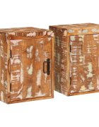 vidaXL Нощно шкафче 2 бр. Кафяво 35 x 33 x 48 см