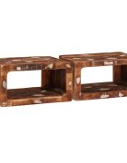 vidaXL Нощно шкафче 2 бр. Кафяво 45 x 30 x 24 см