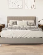 vidaXL Нощно шкафче 2 бр опушен дъб 35x35x55 см инженерно дърво