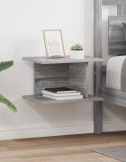 vidaXL Нощно шкафче 2 бр. Сив Сонома 40 x 30 x 25 см