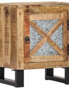 vidaXL Нощно шкафче 40x30x50 см мангово дърво масив