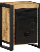 vidaXL Нощно шкафче 40x30x51 cm Масивна груба дървесина Манго