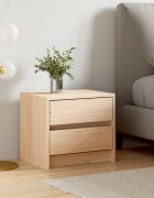 vidaXL Нощно шкафче 40x31x555 см борово дърво масив