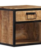 vidaXL Нощно шкафче 40x35x40 см масивна мангова дървесина
