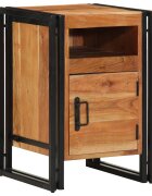 vidaXL Нощно шкафче 40x40x59 см масивна акация