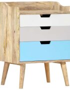 vidaXL Нощно шкафче 47x35x63 см мангово дърво масив