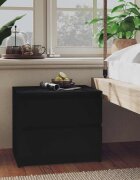 vidaXL Нощно шкафче бялo 50x39x435 см инженерно дърво
