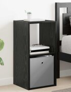 vidaXL Нощно шкафче Черния дъб 35 x 32 x 685 см Инженерна дървесина
