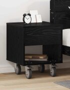 vidaXL Нощно шкафче Черния дъб 405 x 40 x 48 см Инженерна дървесина