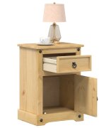 vidaXL Нощно шкафче Corona 45x35x64 см бор масив