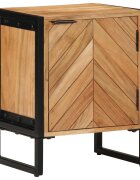 vidaXL Нощно шкафче Кафяво 40 x 30 x 50 cm