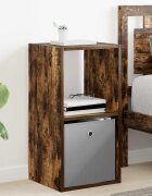 vidaXL Нощно шкафче Опушен дъб 35 x 32 x 685 см Инженерна дървесина