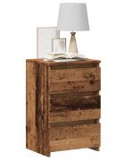 vidaXL Нощно шкафче от старо дърво 40x35x625 cm Инженерна дървесина