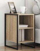 vidaXL Нощно шкафче Сонома 39.5 x 30 x 50 см Инженерна дървесина