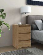 vidaXL Нощно шкафче сонома дъб 40x35x625 см инженерно дърво