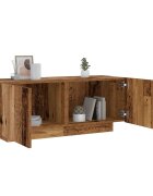 vidaXL Нощно шкафче старо дърво 100x35x40 см инженерно дърво