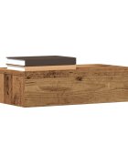 vidaXL Нощно шкафче Старо дърво 60x35 cm Инженерна дървесина