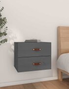 vidaXL Нощно шкафче за стенен монтаж 50x36x40 см