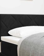 vidaXL Облегалка за глава Черен 80 cm Кадифе