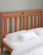 vidaXL Облегалка за глава Кафяво с восъчно покритие 1555 x 100 cm