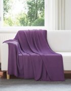 vidaXL Одеала за хвърляне 24 бр. Лилаво 200 x 150 cm 10.08 kg