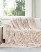 vidaXL Одеала за хвърляне 6 бр. Бежово 240 x 220 cm 8.24 kg Мека вълна