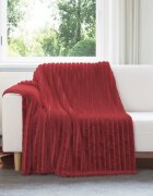 vidaXL Одеала за хвърляне 6 бр. Бордо червен 200 x 150 cm 4.75 kg