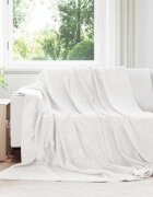 vidaXL Одеала за хвърляне 6 бр. Бяло 220 x 240 cm 8.24 kg Мека вълна