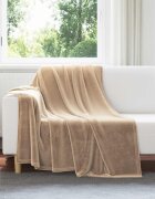 vidaXL Одеала за хвърляне 6 бр. Камилски 150 x 200 cm 4.68 kg