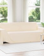 vidaXL Одеала за хвърляне 6 бр. Кремаво 350 x 270 см 8.09 kg