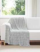 vidaXL Одеала за хвърляне 6 бр. Сив 150 x 130 см 2.75 kg Мека вълна