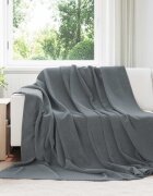 vidaXL Одеала за хвърляне 6 бр. Тъмносиво 220 x 240 cm 8.24 kg