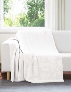vidaXL Одеяло Бяло 150 x 200 cm 1.64 kg Мека вълна