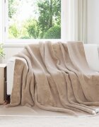 vidaXL Одеяло Камилски 240 x 270 см 3.17 kg Мека вълна