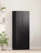 vidaXL Офис шкаф Черния дъб 60 x 32 x 1525 см Инженерна дървесина